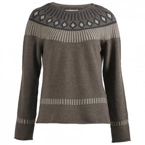 SKHOOP  Women's Vendela Sweater - Wollen trui, bruin/grijs