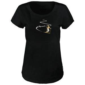 Alprausch  Women's Skilehrerin - T-shirt, zwart