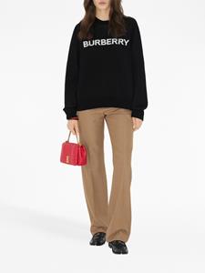 Burberry Intarsia trui - Zwart