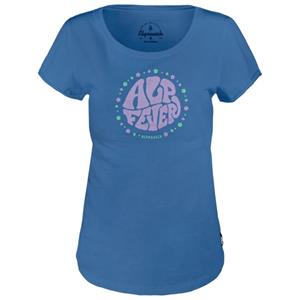 Alprausch  Women's Alpfieber - T-shirt, blauw