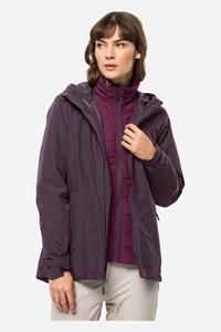 Jack Wolfskin 3-in-1-Funktionsjacke GLAABACH 3IN1 JKT W (2 teilig)