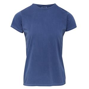Basic t-shirt comfort colors denim blauw voor dames