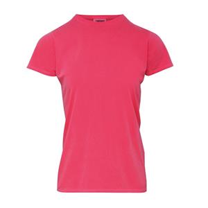 Basic t-shirt comfort colors watermeloen roze voor dames