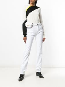 Calvin Klein trui met diagonale strepen - Beige