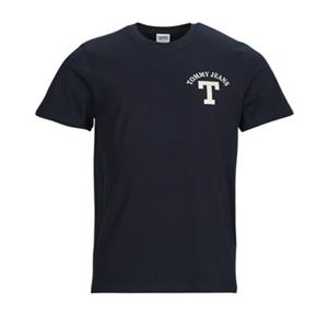 Tommy Jeans T-shirt Korte Mouw  TJM REG CURVED LETTERMAN TEE