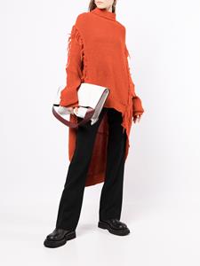 Yohji Yamamoto Asymmetrische trui - Oranje