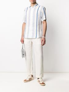 PENINSULA SWIMWEAR Overhemd met verticale strepen - Wit