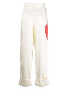 AZ FACTORY Straight broek - Wit