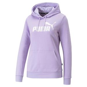 PUMA Essentials Logo Fleece Hoodie Damen 93 - vivid violet