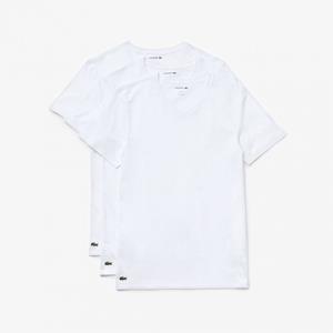 Lacoste T-shirt V-Neck-Pack White  