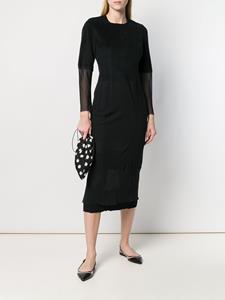 Comme Des Garçons Pre-Owned 1993's jurk met doorzichtig detail - Zwart