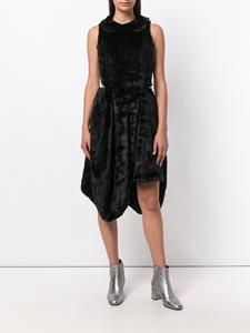 Comme Des Garçons Pre-Owned faux fur jurk - Zwart