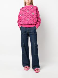 Gcds x Hello Kitty sweater met patroon - Roze