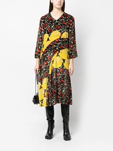 Dries Van Noten Pre-Owned 2000s jurk met abstracte print - Geel