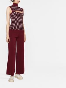 P.A.R.O.S.H. Straight broek - Rood