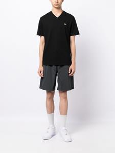 Lacoste T-shirt met logopatch - Zwart