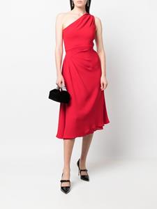Christian Dior 2010 pre-owned asymmetrische jurk - Rood