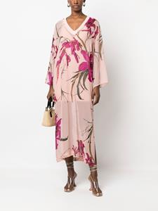 Gianfranco Ferré Pre-Owned 1990s jurk met bloemenprint - Roze