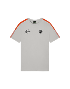 Malelions Sport Transfer T-Shirt - Grey/Orange