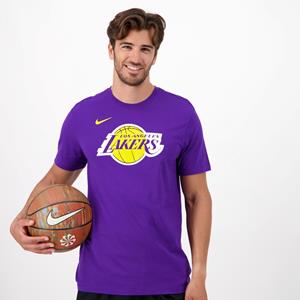 Nike La Lakers - Paars - Basketbalshirt Heren
