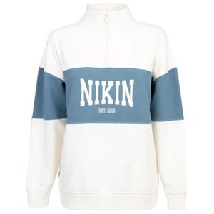 NIKIN  Women's Treesweater Quarter Zip Colorblock  - Trui, wit