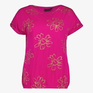 TwoDay dames T-shirt roze met print