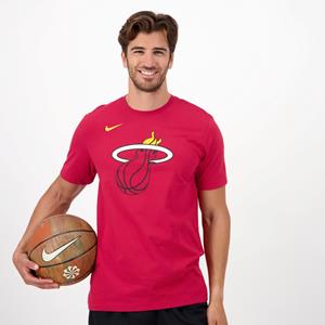 Nike Nba Miami Heat - Rood - Basketbalshirt Heren