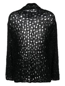 Ssheena Opengebreide trui - Zwart