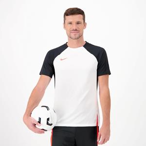 NIKE Dri-FIT Strike kurzarm Fußball Trainingsshirt Herren 101 - white/black/bright crimson