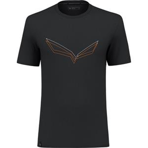 Salewa T-Shirt PURE EAGLE FRAME DRY M TSHIRT. 0936 black out melange