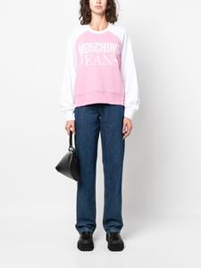 MOSCHINO JEANS Sweater met logoprint - Roze