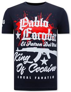 Local Fanatic Pablo escobar t-shirt navy