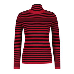 Red Button Pullover srb4068 roll neck
