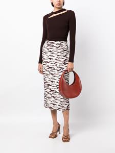 DVF Diane von Furstenberg Ribgebreide trui - Bruin