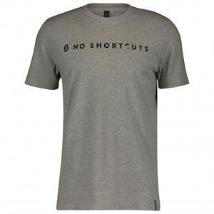 Scott  No Shortcuts S/S - T-shirt, grijs
