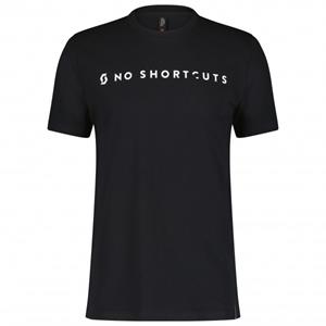 Scott - No Shortcuts S/S - T-shirt, zwart