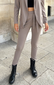 The Musthaves Strik Broek Basic Taupe