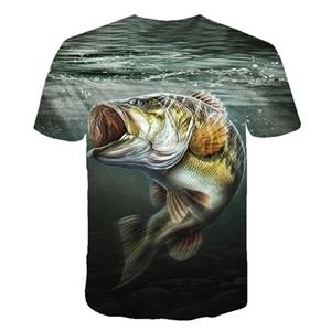 ETST WENDY 3D Fish Printed T Shirt for Men Summer Men's Carp Fishes Funny T-shirt Women Kids Male Oversized Short Sleeve Tops Tees 100-6XL