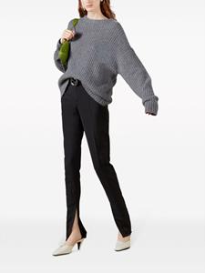 Gucci ribbed-knit cashmere jumper - Grijs