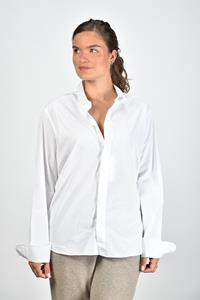 Ami Paris blouse Tonal Ami De Coeur USH150.CO0045 wit