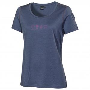 Ivanhoe of Sweden  Women's UW Meja Symbols - T-shirt, blauw