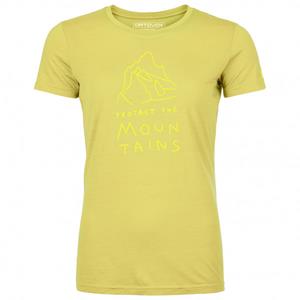 Ortovox  Women's 150 Cool Mountain Protector T-Shirt - Merinoshirt, wabisabi