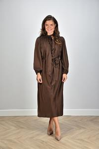 Zimmermann jurk Silk Billow 8038DRF23 bruin