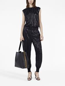 Stella McCartney Broek met toelopende pijpen - Zwart