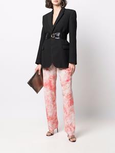 Alexander McQueen Pyjamabroek met tie-dye print - Rood