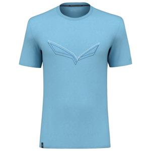 Salewa  Pure Eagle Frame Dry T-Shirt - T-shirt, blauw