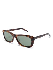 Saint Laurent Eyewear tortoiseshell logo-engraved sunglasses - Bruin