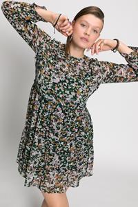 Studio Untold Jerseykleid Chiffon-Kleid A-Line Allover Print Rundhals