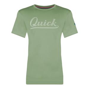 Quick-Q1905 Dames T-shirt Parel | Grijsgroen