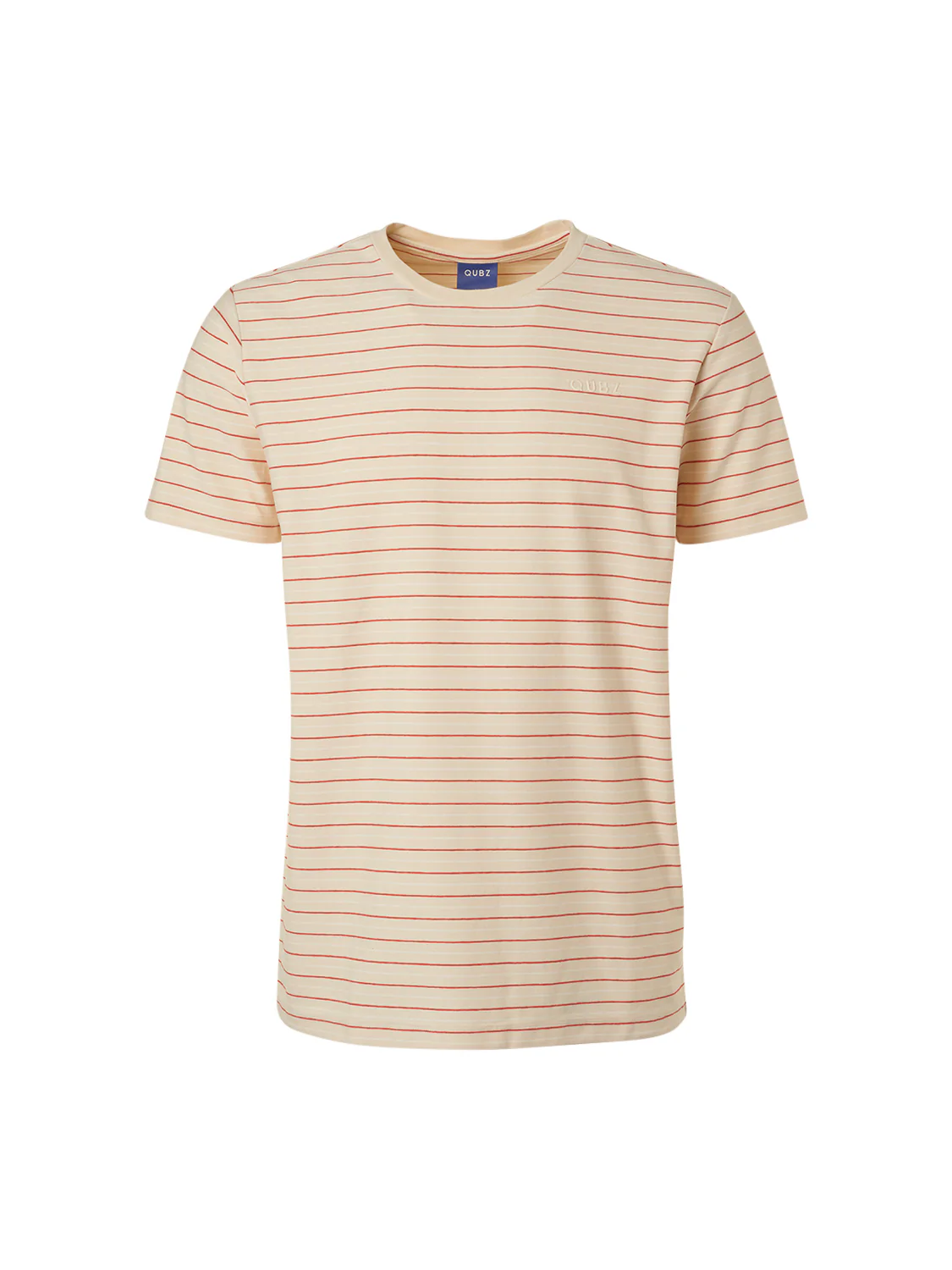 Qubz Heren shirt q09350345 012 ecru